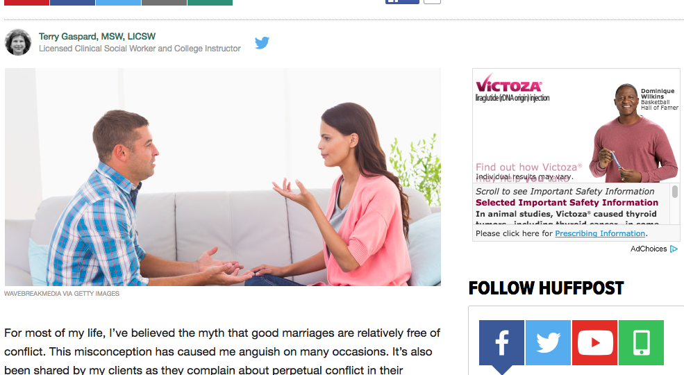 Huffington Post article screenshot