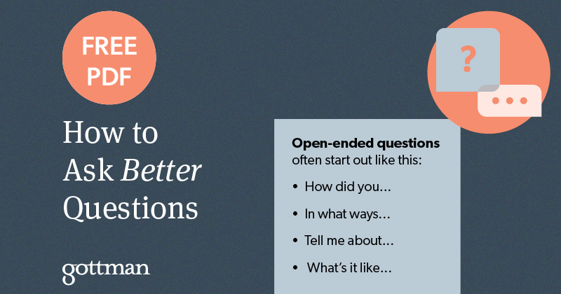 Sign up for Love Notes to receive a FREE couples guide on how to ask better questions.